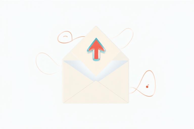 Persona abriendo un sobre de correo electrónico con un ícono de newsletter